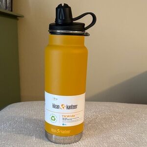 Klean Kanteen Yellow gold Water Bottle 32 oz.